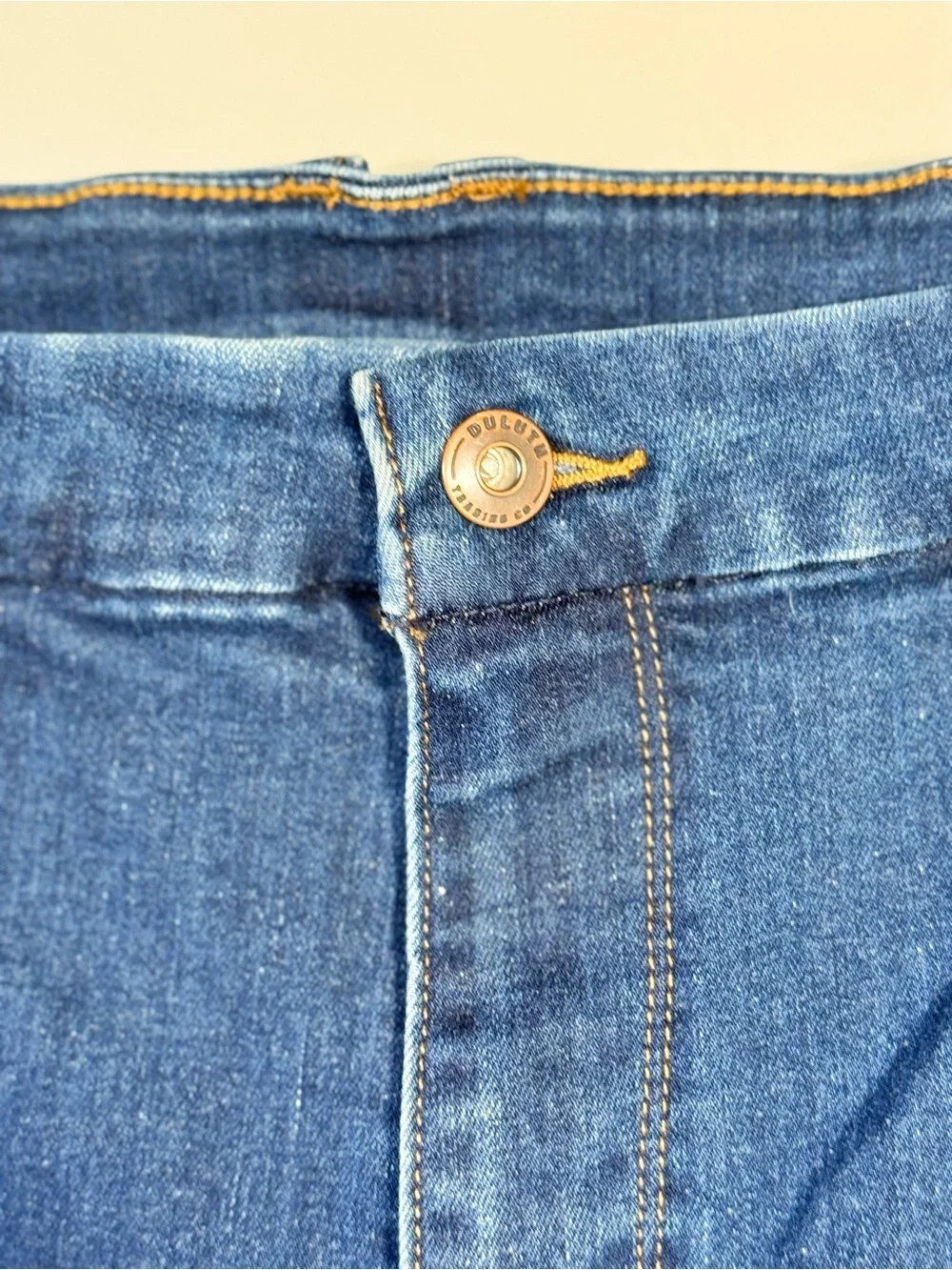 Duluth Trading Women Bootcut Jeans 14 Dark Wash Western Cowgirl Ranch Stretch